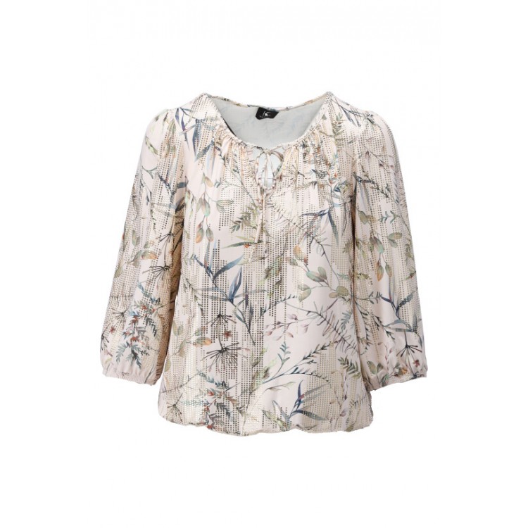 K-Design Blouse met 3/4 mouw met print W325